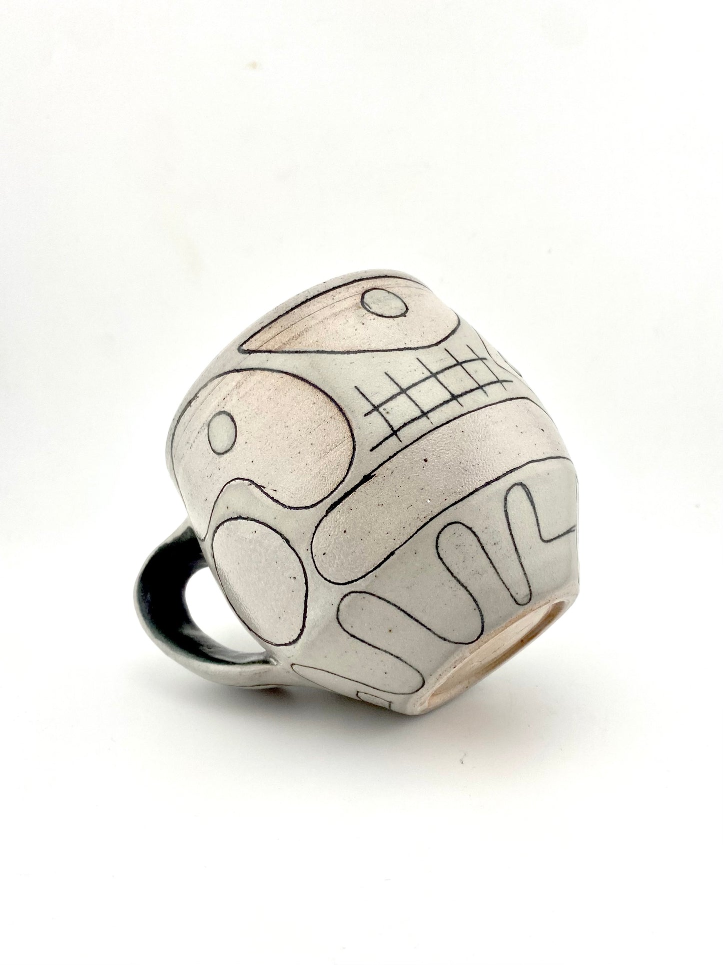 soda fired tools mug