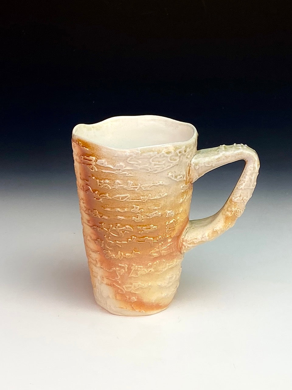 wood fired script mug 03