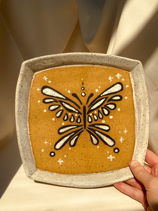Butterfly Plate - 8 in