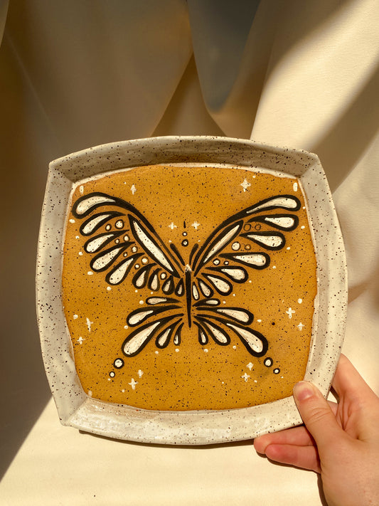 Butterfly Plate - 8 in