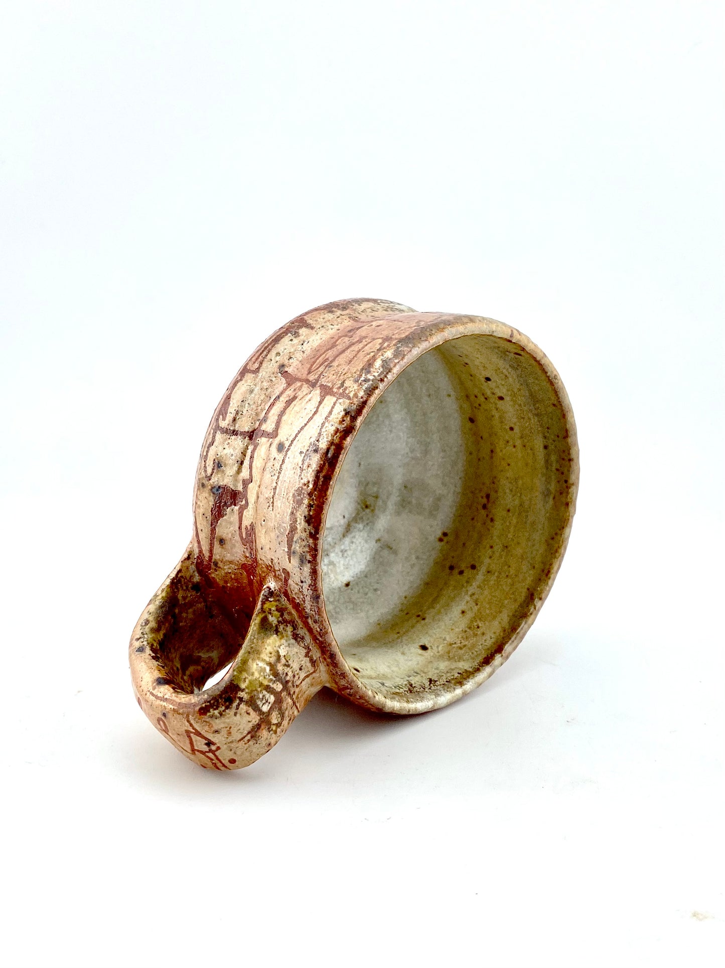 wood fired script mug 2