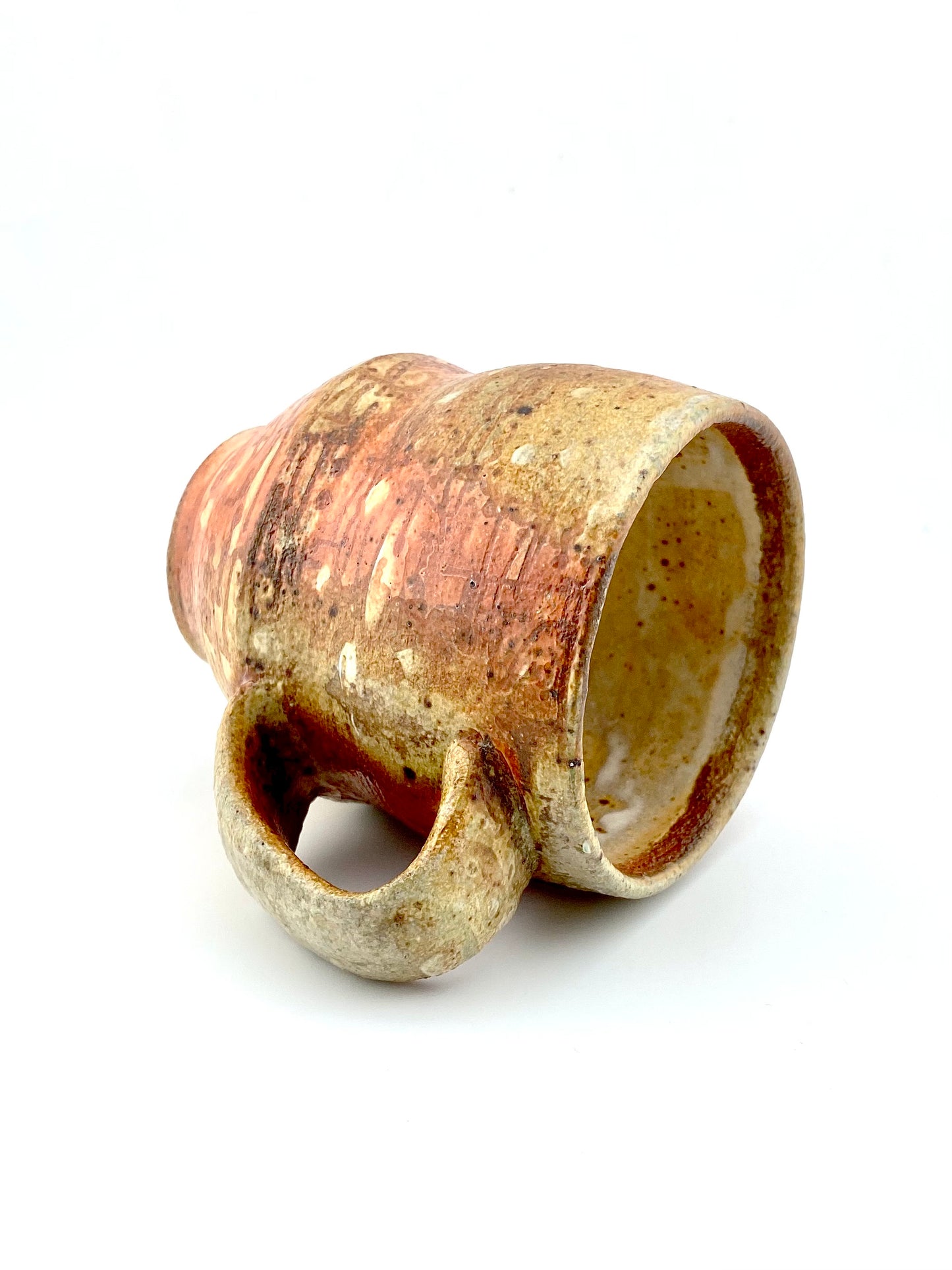 wood fired script mug 3