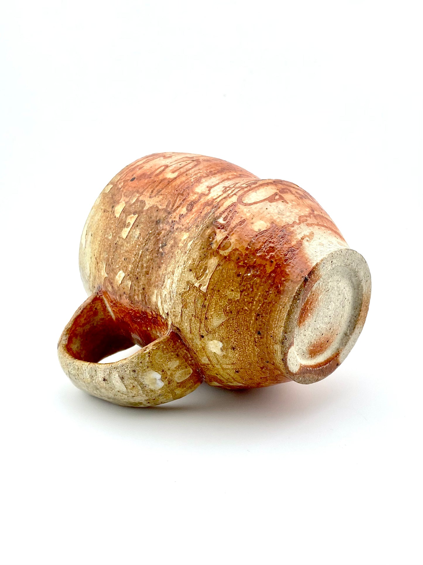 wood fired script mug 3