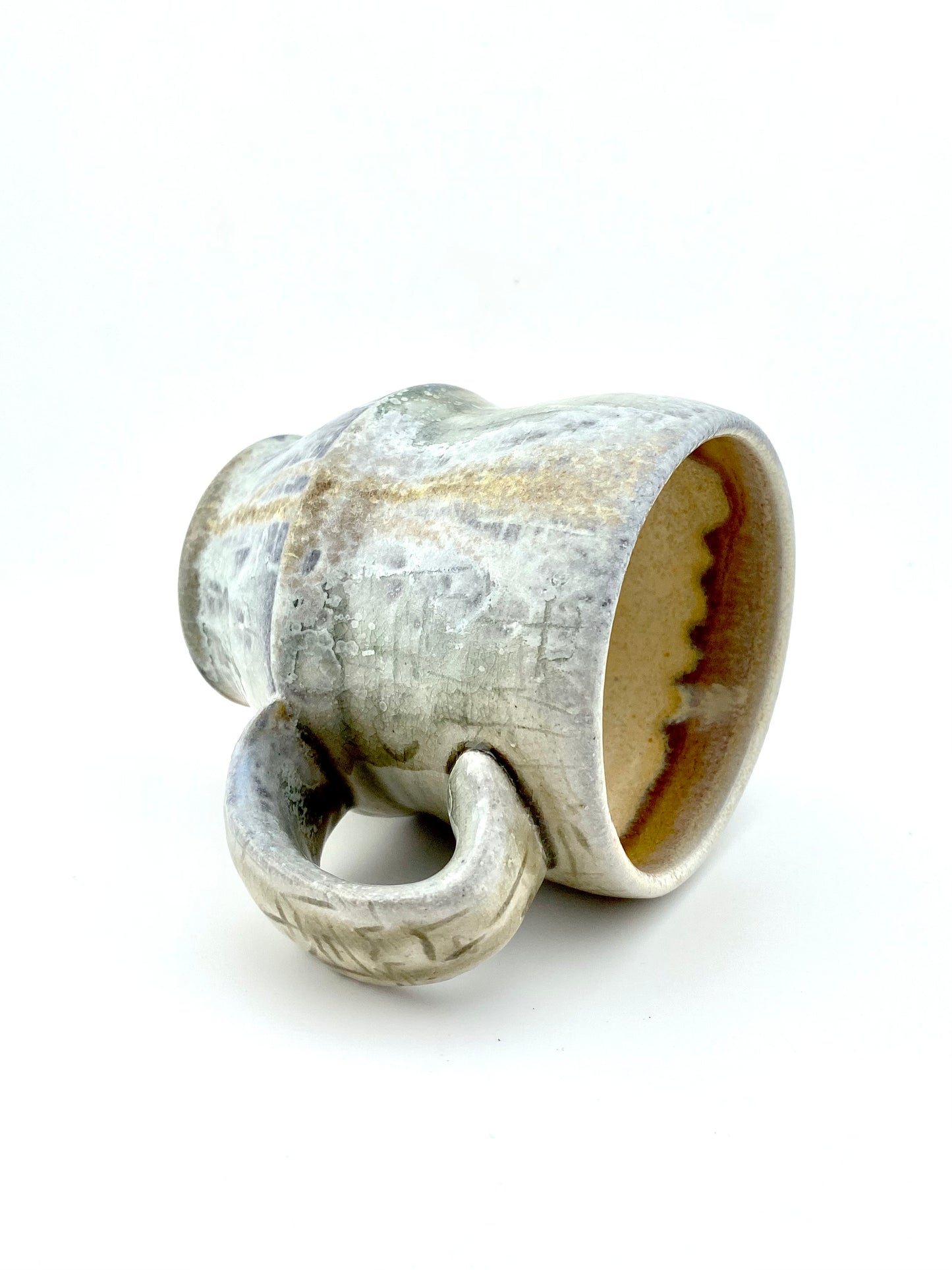 wood fired script mug 5