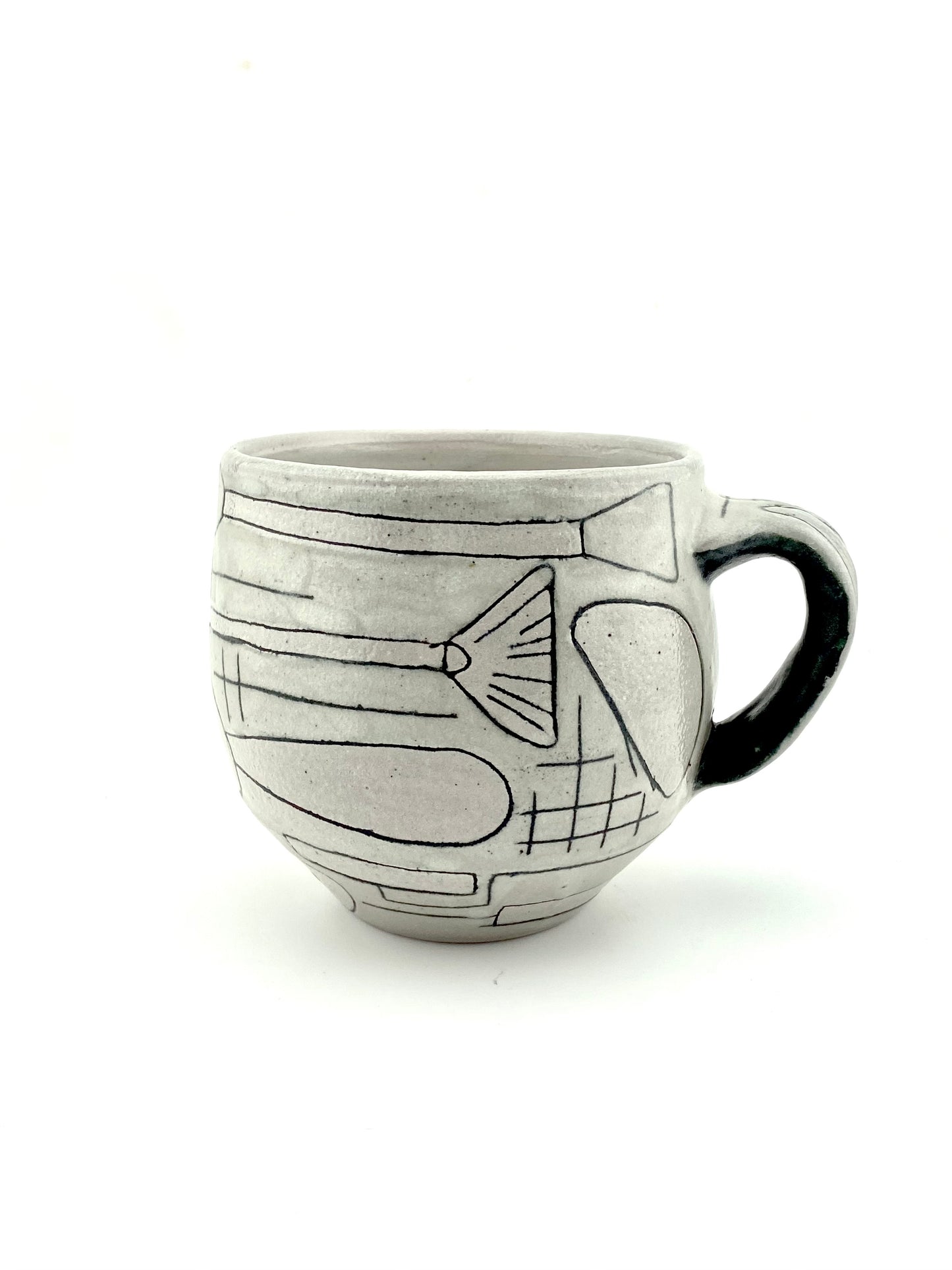 soda fired tools mug